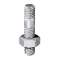 Tige acier ferrure M8/125 + écrou-Longueur totale: 32mm (21mm + 8mm)|TE Connectivity ( Ex Tyco Simel )-TYS002830