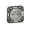 Prise de courant easyréno 2P+T faible profondeur dooxie 16A finition alu|Legrand-LEG600428