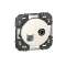 Prise TV + RJ45 catégorie6 STP compacte dooxie finition blanc|Legrand-LEG600352