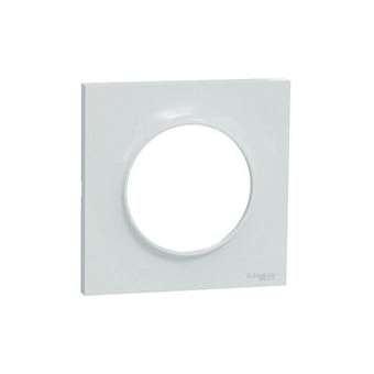 Odace Styl, plaque Blanc Recyclé 1 poste|Schneider Electric-SCHS510702