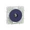 Odace - Prise TV simple, Fixation par vis, Cobalt|Schneider Electric-SCHS550445