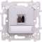 essensya Prise HP simple Titane|Hager-HAGWE290T
