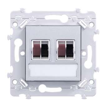 essensya Prise HP double Titane|Hager-HAGWE291T