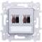 essensya Prise HP double Titane|Hager-HAGWE291T