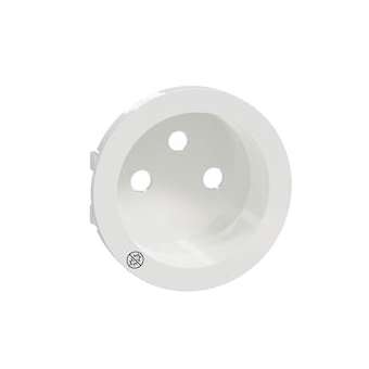 Odace, enjoliveur seul prise de courant 2P+T 16A, Antibacterien|Schneider Electric-SCHS500659