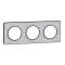 Odace Touch - PLQ Kvadrat Perle/Anth 3 postes horiz. ou vert. entraxe 71mm|Schneider Electric-SCHS540806KG