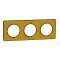 Odace Touch - PLQ Kvadrat Ocre/Anth 3 postes horiz. ou vert. entraxe 71mm|Schneider Electric-SCHS540806KY