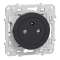 Odace - Prise de courant 2P+T affleurante - Anth -avec griffes|Schneider Electric-SCHS545052