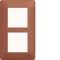 Plaque 2 postes essensya E57 Sierra|Hager-HAGWE566