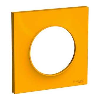 Odace Styl plaque Ambre 1 poste|Schneider Electric-SCHS520702G