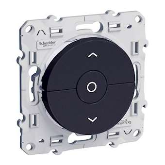 Odace, interrupteur Anth., 3 boutons montée/descente/stop pour volets-roulants|Schneider Electric-SCHS540208