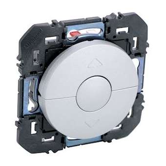 Poussoir pour commande volets roulants dooxie composable alu|Legrand-LEG600122