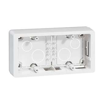 Cadre 2 postes pour pose en saillie Céliane - Blanc|Legrand-LEG090585