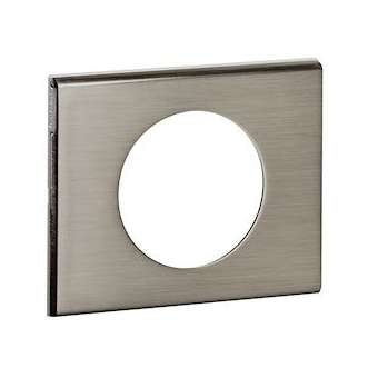 Plaque Céliane Matières 1 poste - finition Inox Brossé|Legrand-LEG069101