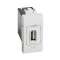 Chargeur USB simple Type-A Livinglight 1,1A - 1 module - Blanc|Bticino-TICBTN4285C1