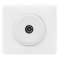 Prise TV simple avec plaque Céliane - Blanc|Legrand-LEG099563