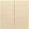 Kallysta touche double coloris Dune|Hager-HAGWK785D