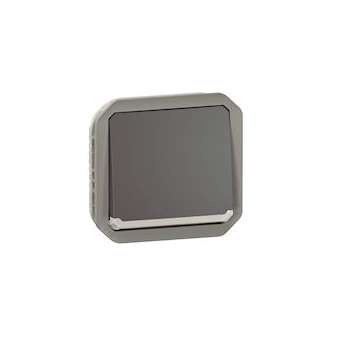 Interrupteur ou va-et-vient lumineux 10AX 250V Plexo composable anthracite|Legrand-LEG069803L