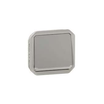 Interrupteur ou va-et-vient lumineux 10AX 250V Plexo composable gris|Legrand-LEG069513L