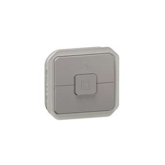 Double va-et-vient pour volets roulants Plexo composable gris|Legrand-LEG069538L
