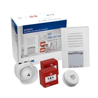 KIT Valisette Alarme incendie Type 4 Planète équipé 1 Boucle, 2 DM, 1 DS, 1 DL|Eaton Nugelec-NUG31998