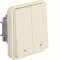 cubyko Poussoir volet-roulant associable blanc IP55|Hager-HAGWNA301B