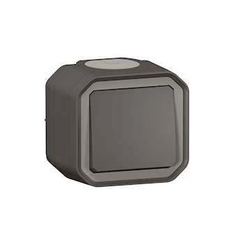 Interrupteur ou va-et-vient Plexo complet saillie - anthracite|Legrand-LEG070026