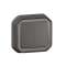 Double interupteur / va-et-vient ou poussoir Plexo complet encastré -anthracite|Legrand-LEG070037