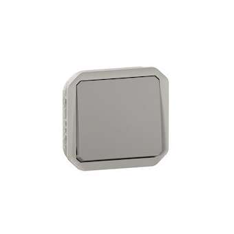 Interrupteur ou va-et-vient Plexo composable - gris|Legrand-LEG070040