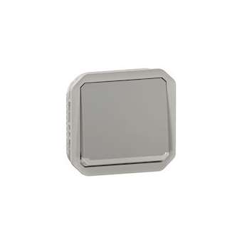 Interrupteur ou va-et-vient témoin Plexo composable - gris|Legrand-LEG070044