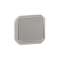 Poussoir NO lumineux Plexo composable - gris|Legrand-LEG070045
