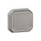 Interrupteur ou va-et-vient lumineux Plexo complet encastré et griffes - gris|Legrand-LEG070070