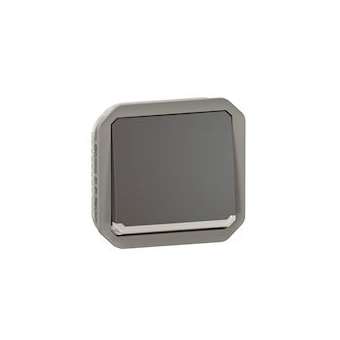 Interrupteur ou va-et-vient lumineux Plexo composable - anthracite|Legrand-LEG070080