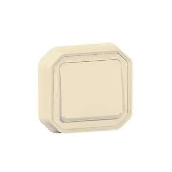 Interrupteur ou va-et-vient Plexo complet encastré avec griffes - sable|Legrand-LEG070073