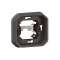 Support plaque 1 poste Plexo pour montage encastré - anthracite|Legrand-LEG070093