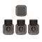 Lot de 1 va-et-vient + 3 prises de courant Plexo complet saillie - anthracite|Legrand-LEG200493