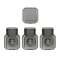 Lot de 1 va-et-vient + 3 prises de courant Plexo complet saillie - gris|Legrand-LEG200492