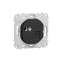 Ovalis - prise RJ45 - cat.6 STP - réseaux VDI- grade 3 - sans plaque -Anthracite