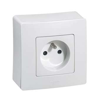 Cadre saillie 1 poste Niloé - finition Pur|Legrand-LEG664798