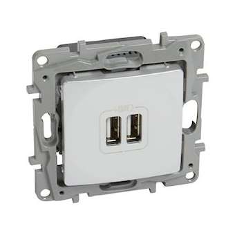 Module de charge USB 2400mA typeA Niloé - finition Pur|Legrand-LEG664794
