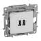 Module de charge USB 2400mA typeA Niloé - finition Pur