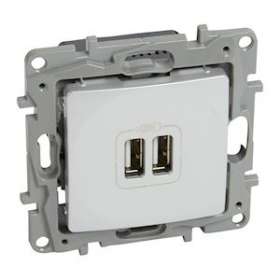 Module de charge USB 2400mA typeA Niloé - finition Pur|Legrand-LEG664794