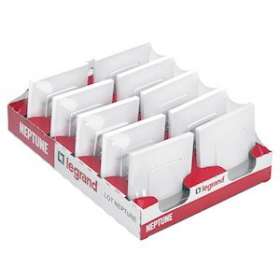 Lot de 10 interrupteurs ou va-et-vient Neptune - blanc|Legrand-LEG200253