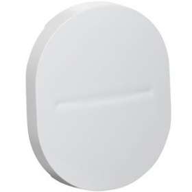Ovalis - Enjoliveur seul va-et-vient et poussoir Blanc|Schneider Electric-SCHS260604