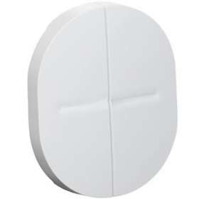 Ovalis - Enjoliveur double va-et-vient, double poussoir, vv + poussoir Blanc|Schneider Electric-SCHS260614