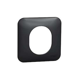 Ovalis - Plaque de finition - 1 poste -Anthracite|Schneider Electric-SCHS460702