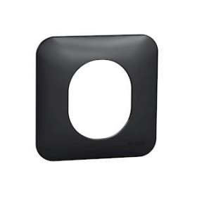 Ovalis - Plaque de finition - 1 poste -Anthracite|Schneider Electric-SCHS460702