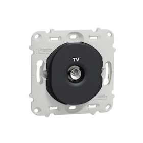 Ovalis - prise TV simple - sans plaque de finition -Anthracite|Schneider Electric-SCHS461405