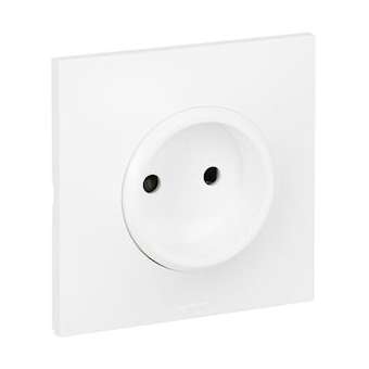 Prise de courant sans terre Neptune 16A - blanc|Legrand-LEG091331