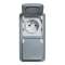 Double prise de courant avec terre Plexo apparent vertical - Gris|Legrand-LEG069913